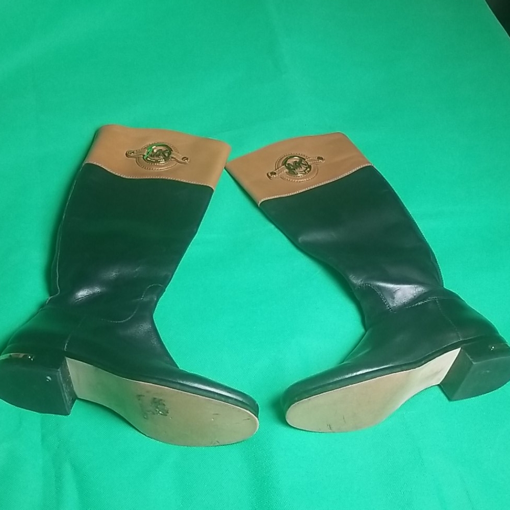 Michael Kors Leather Riding Boots